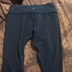 Lightly worn blue lululemon leggings